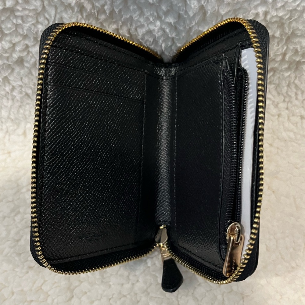 COACH JAMIE CAMERA CROSSBODY BAG WITH MATCHING WALLET BLACK LEATHER NWT! - Picture 8 of 9